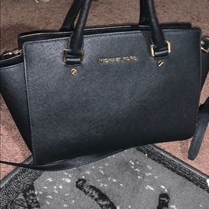 Real leather micheal kors bag